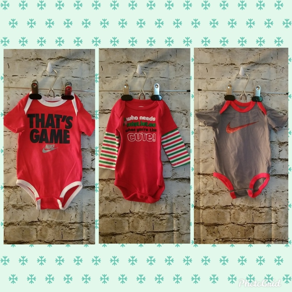 Bundle of 3, size 0-3m onsies